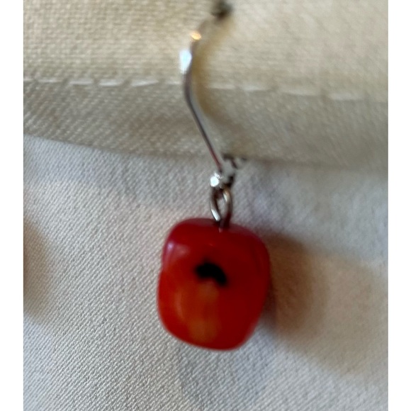 Coral Dangle Earrings - Picture 14 of 16